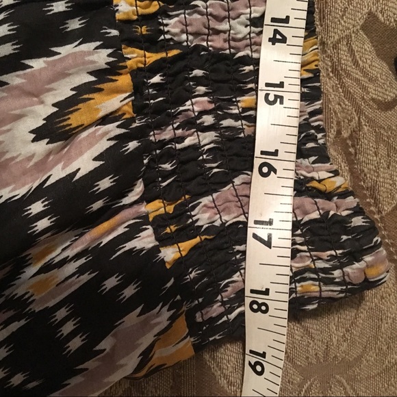 Style & Co Tribal Print Beaded Skirt XL - Picture 5 of 6